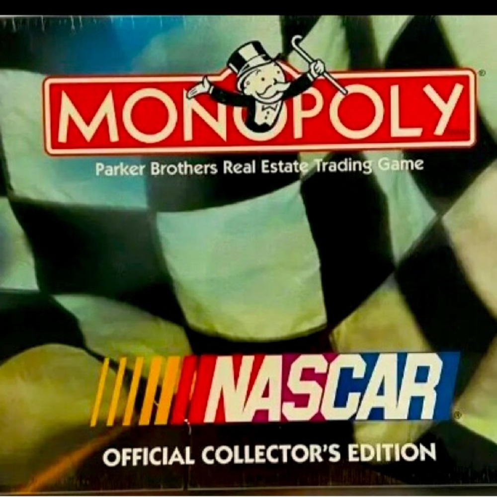 NASCAR Monopoly Vintage Official Collector's Edition 1997 Board Game New Sealed